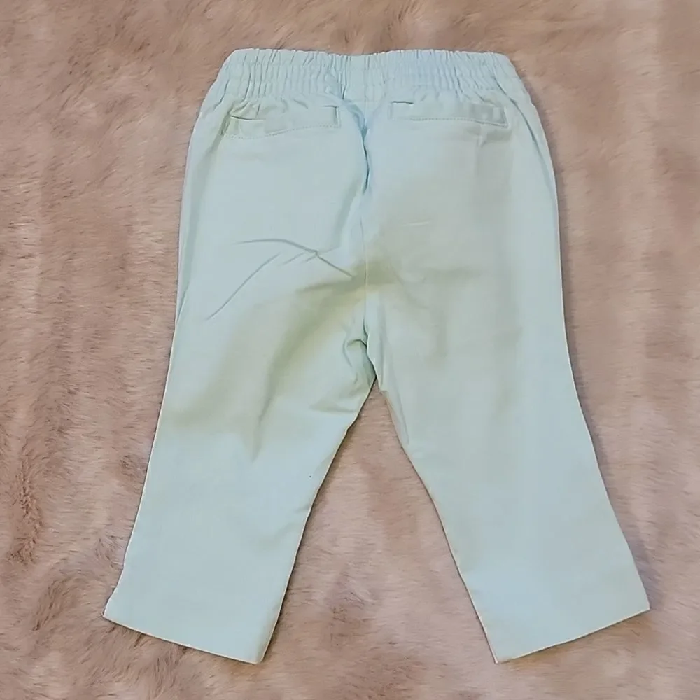 JANIE AND JACK MINT GREEN PANTS, SIZE 3-6 MONTHS
